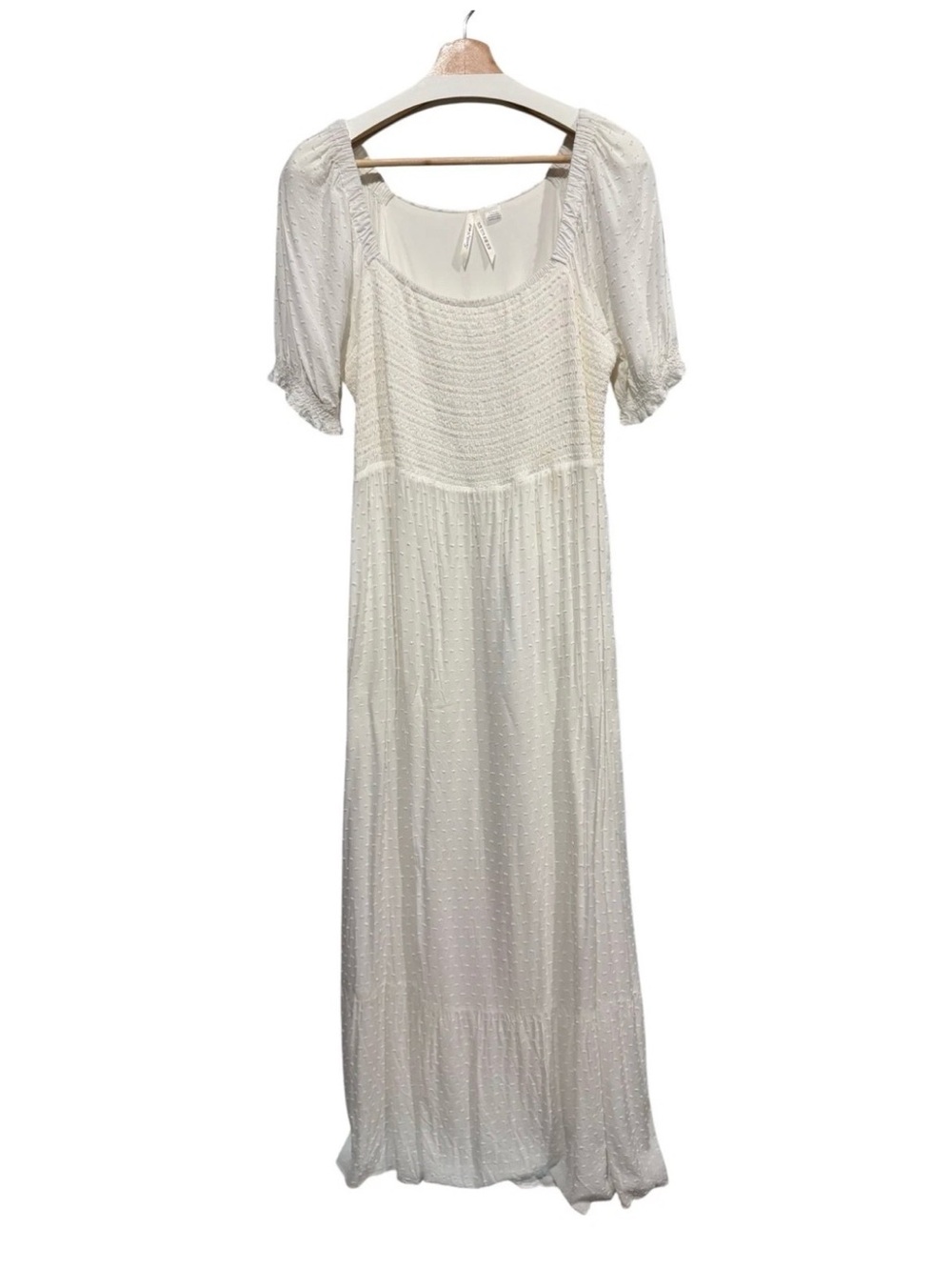 Seraphine White Maternity Dress (size 8)